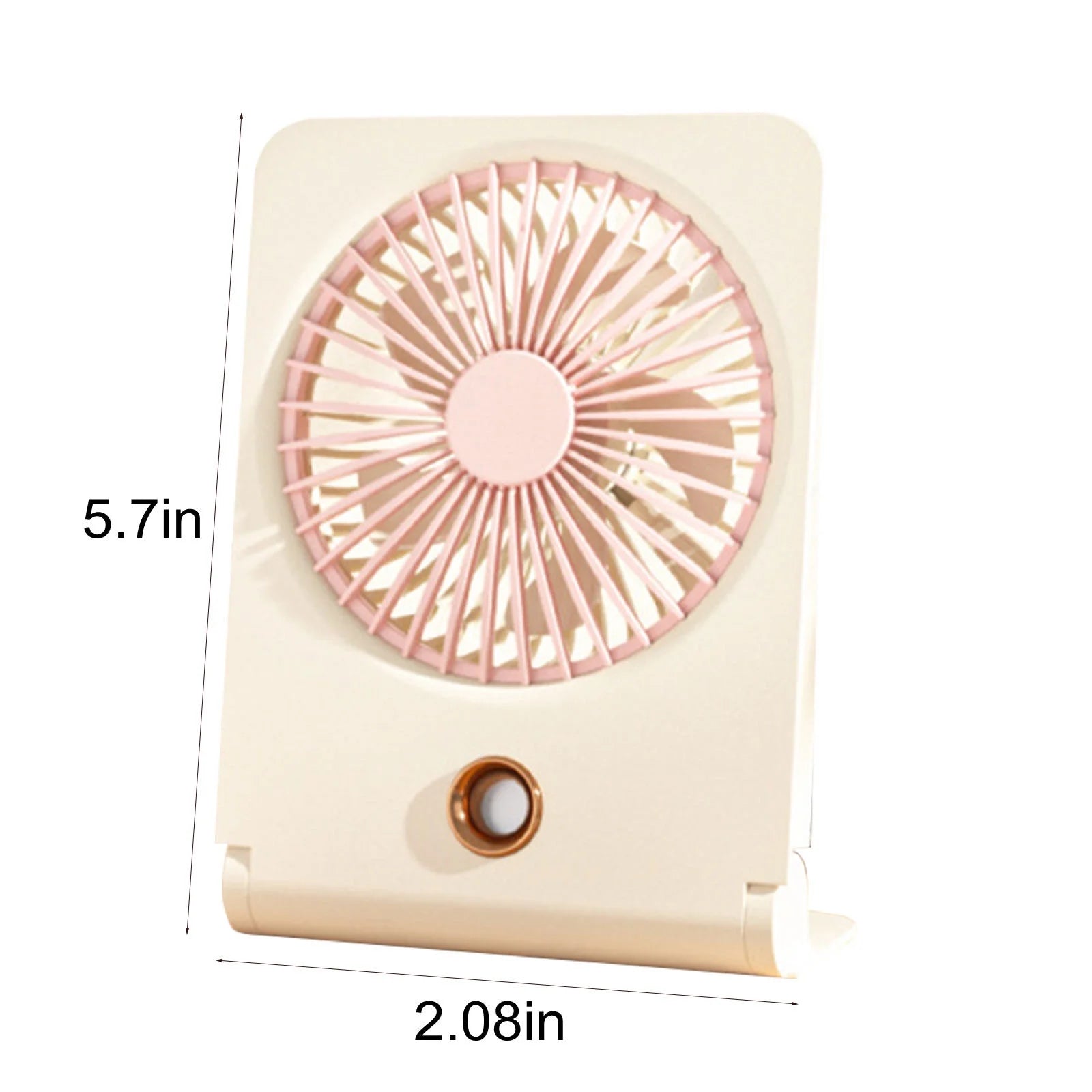 Portable Misting Fan, USB Rechargeable Personal Cooling Mister Fan with 3 Speeds, Small Desk Spray Mist Fan for Home Office Travel Outdoors